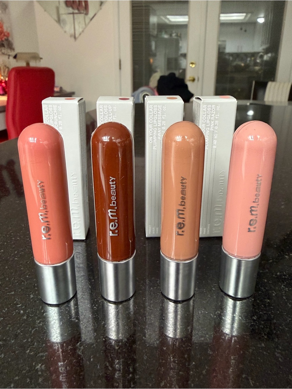 BNWT REM BEAUTY Plumping Lipstick Set — Creamy Lip Colors